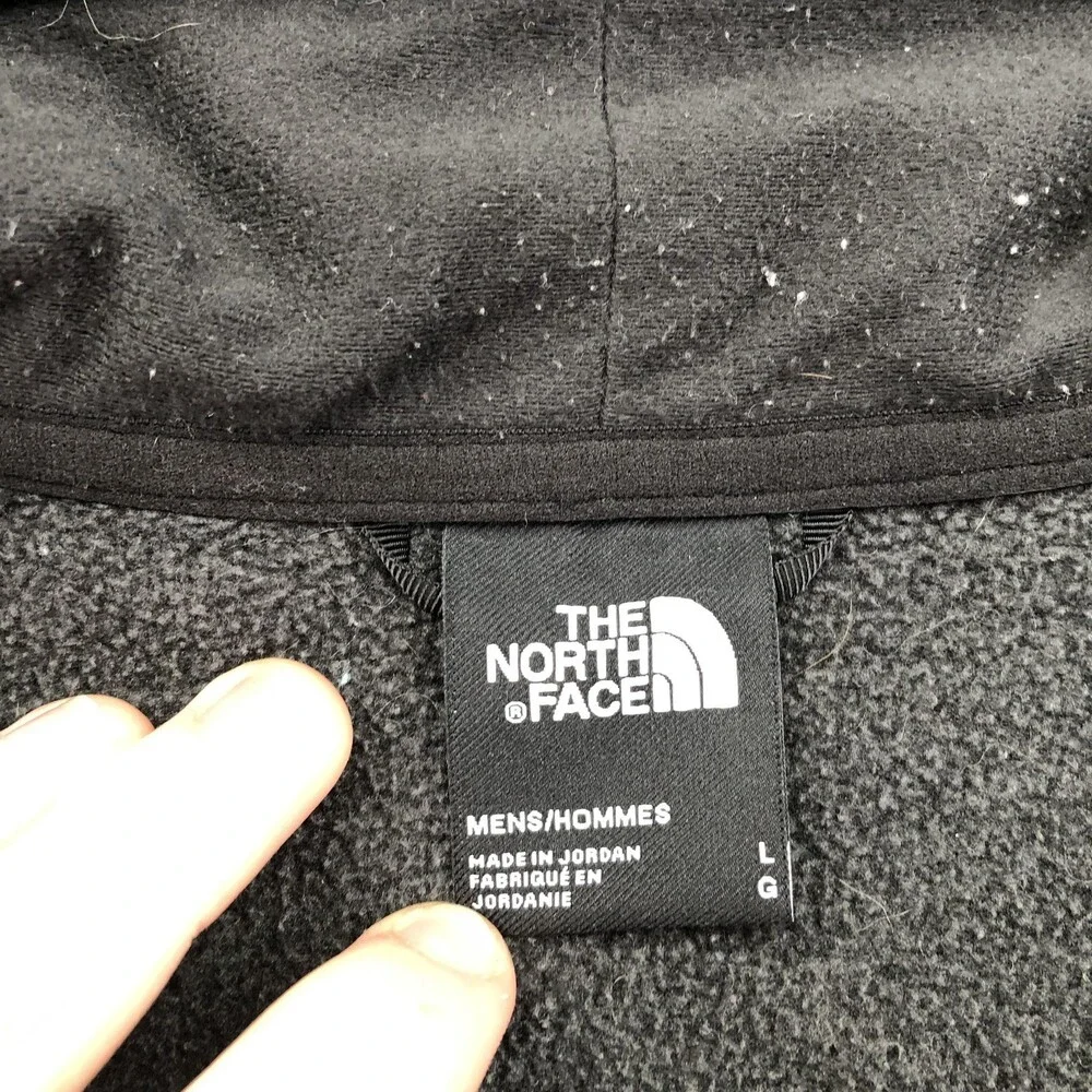 The North Face Jacket Mens Large Black Softshell Windwall Full Zip Outdoor